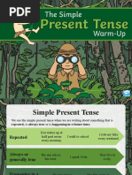 T L 9481 Simple Present Tense Warmup Powerpoint - Ver - 2