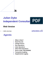 Redo Internals: Julian Dyke Independent Consultant