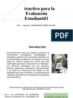 Instructivo para La Evaluación