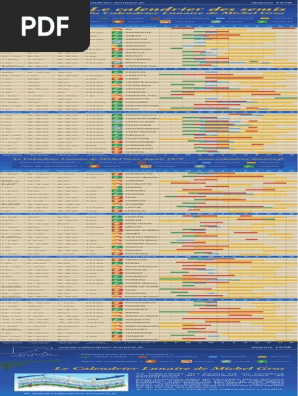 Calendrier Lunaire 2023 Michel Gros Pdf Le Calendrier Des Semis Du Calendrier Lunaire De Michel Gros | Pdf |  Légumes | Cuisine Végan