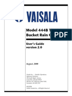 Model 444B Rain Gauge User Guide