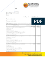 Cotizacion Conjunto Ciudad Sabana Turpial