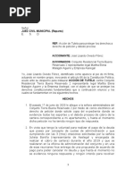 Tutela cartera