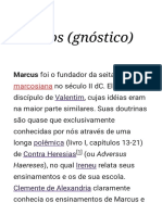 Fundador gnóstico Marcus