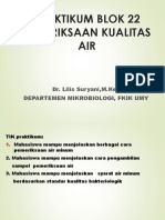 Pemeriksaan Air - Blok - 22