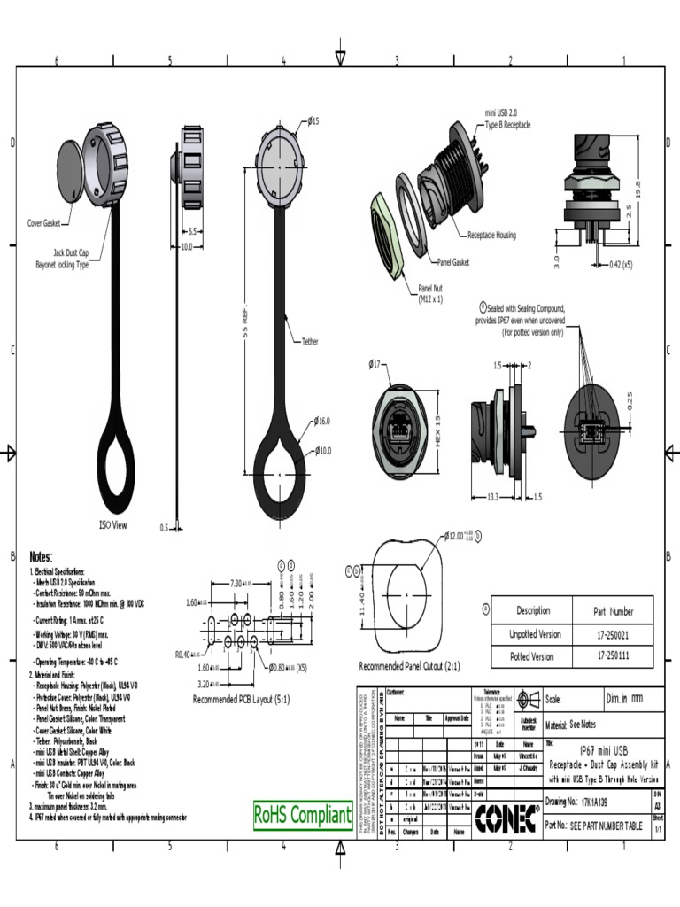 Rohs Compliant: Notes | PDF | Printed Circuit Board | Electricity