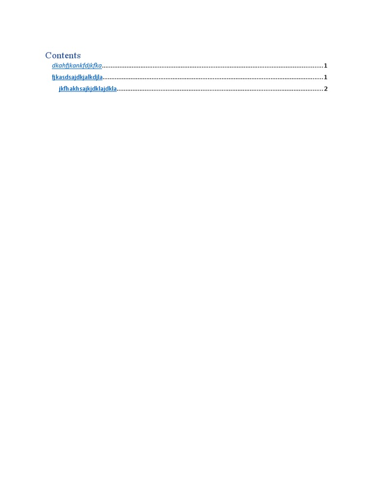 Document Overview and Contents Summary | PDF | Technology & Engineering