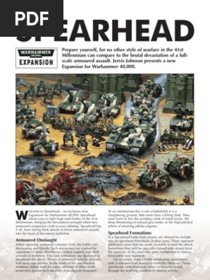 Warhammer 40k Spearhead