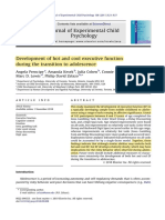 Development of Hot and Cool Executive Function During The Transition To Adolescence.