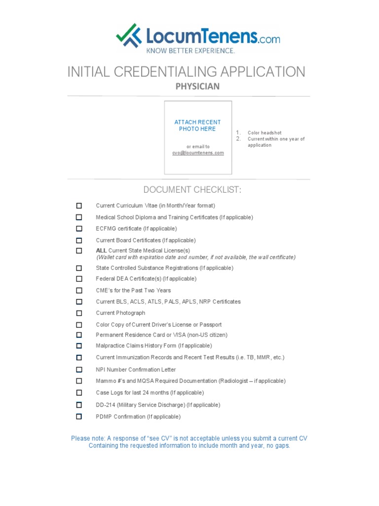 Physician Credentialing Guide | PDF | Residency (Medicine ...