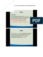 Conferencia Semana 8 Trasformaciones Lineales