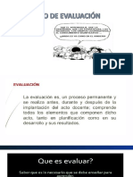 Proceso de Evaluación