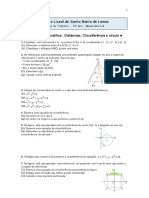 Ficha de Trabalho 10º Ano Circulo e Circunferencia Actual