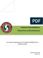 Jóvenes Emprendedores - Manual Para Las Microfinancieras