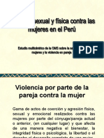 VIOLENCIA A LA MUJER