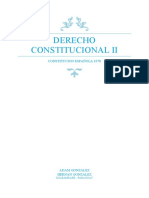 Derecho Constitucional II ESPAÑA WORD