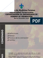 Capacitación de Encargado de Horno de Cremación