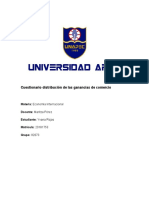 CUESTIONARIO 4 distribución de las ganancias de comercio