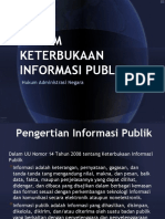 Hukum Keterbukaan Informasi Publik