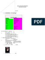 ENGLISH MID SEMESTER 7grade