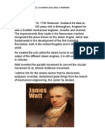 James Watt: Julian Vera Hernandez, 1 March 2020, Basic 3 Morning