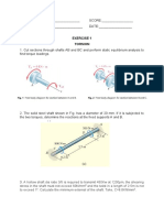 Exercise No. 1 Torsion