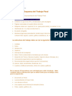 Esquema Del Trabajo Final UPN