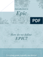 Introduction to Philippine Epics