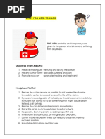 First Aid Lesson Plan | PDF | First Aid | Medical Emergencies