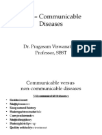 Non - Communicable Diseases: Dr. Pragasam Viswanathan Professor, SBST