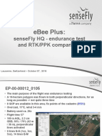 Ebee Plus:: Sensefly HQ - Endurance Test and RTK/PPK Comparison