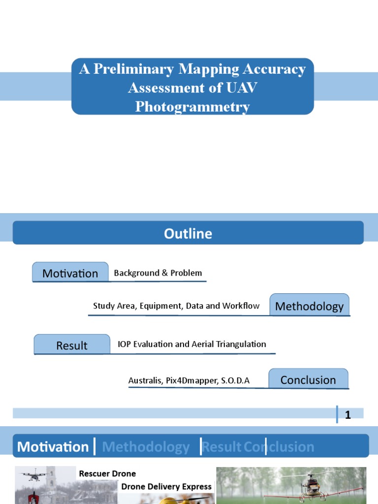 UAV Photogrammetry Mapping Accuracy Assessment | PDF | Unmanned Aerial ...