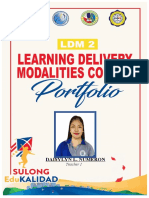 LDM2 Portfolio Cover Page