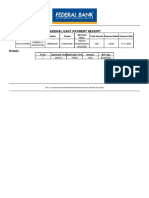 Federal Easy Payment Receipt: Reference No Name Details Details Merchant Name Total Amount Payment Mode Payment Date