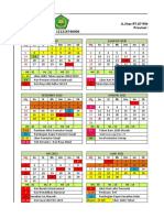 Kalender Pendidikan MTs Azzahro