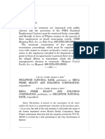 59 Philippine National Bank vs. Mega Prime Realty and Holdings Corporation 567 SCRA 633 , October 06, 2008