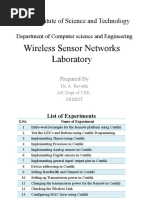 Wireless Sensor Networks Laboratory: SRM Institute of Science and Technology