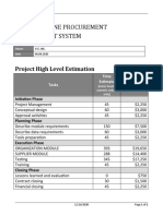 Management System: Project: Online Procurement