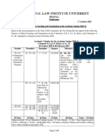 NLIU Online Teaching Scheme