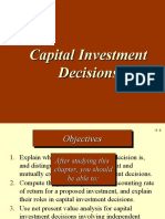 Topic 6 - Capital Investment Dec Making