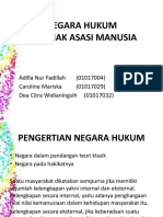 NEGARA HUKUM DAN HAK ASASI MANUSIA