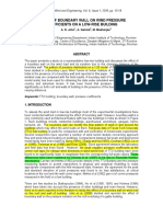 Effect of Boundary Wall on Wind Pressure Coefficients for Low-Rise Buildings