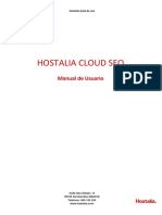 Manual Hostalia Cloudseo