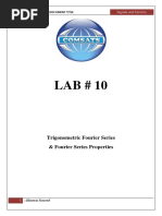 Trigonometric Fourier Series & Fourier Series Properties: Spring 2014 Type The Document Title