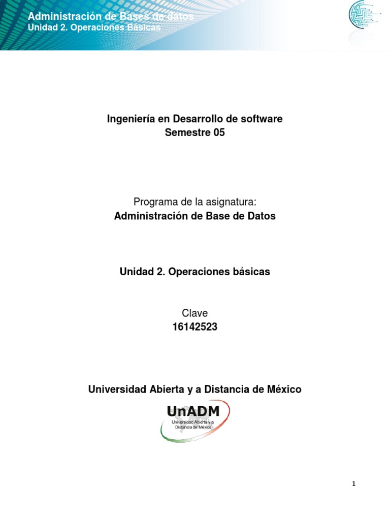 Operaciones Básicas en MySQL para DDBB | PDF | Bases de datos | Mi sql