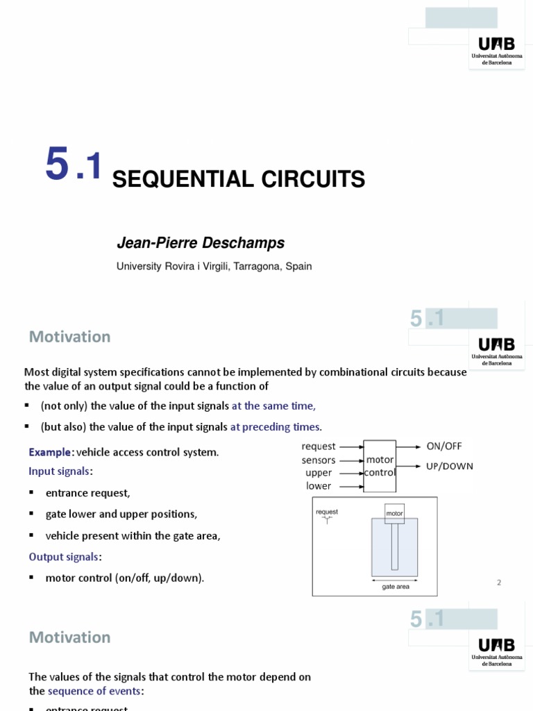 Sequential Circuits Explained | PDF | Hertz | Information And ...
