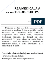 Dirijarea Medicală A Efortului Sportiv PDF