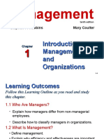 Management: Introduction To Management and Organizations