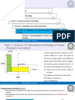 Aircraft Structures-II - U1 - L1 - T9 - Analysis of Unsymmetrical Bending of Beams - Principal Axis Method