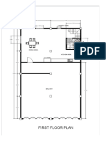 First Floor Plan: Laundry Area